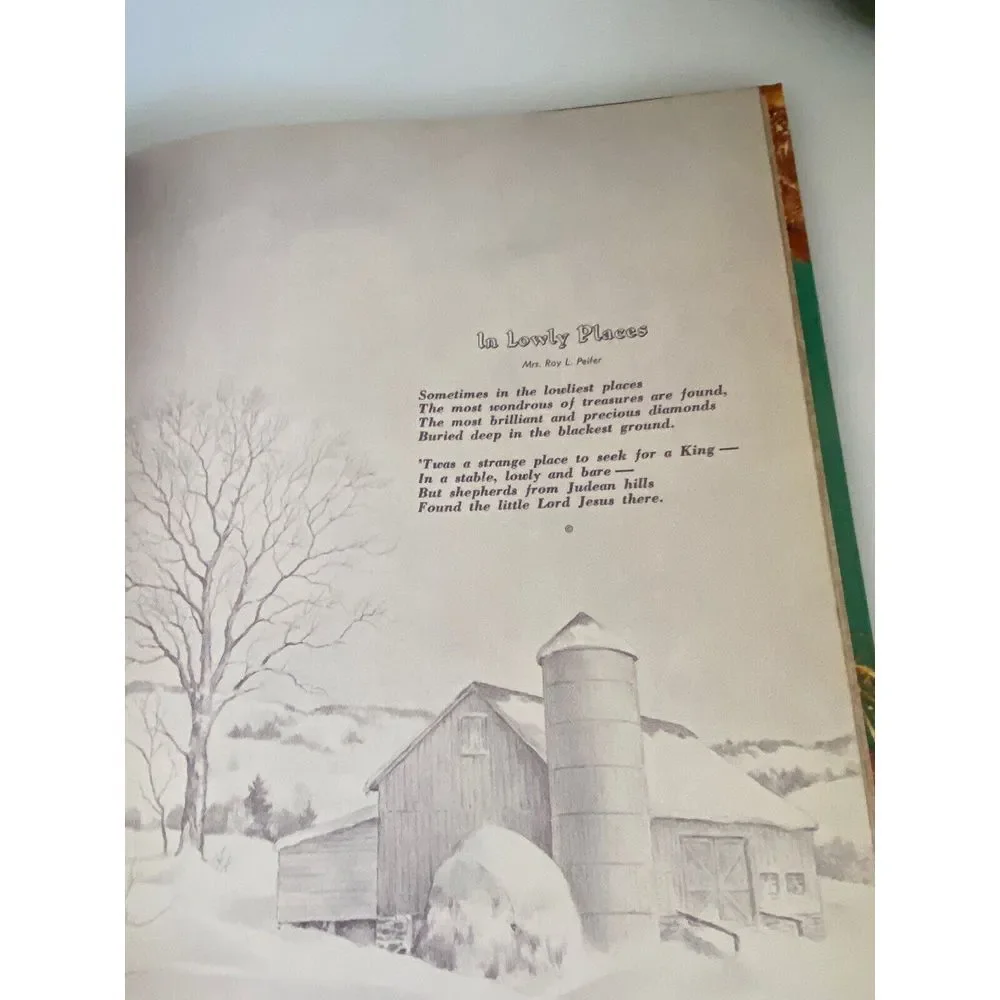 Christmas Memory Lane Ideals Publication Co. Hardback‎ Book Christmas 1962